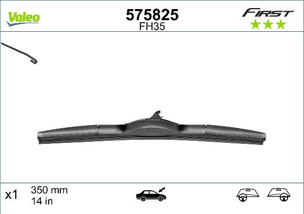 VALEO 575825 - LOGU SLOTIŅA 350
