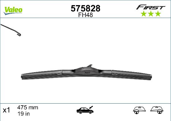 VALEO 575828 - LOGU SLOTIŅA 475