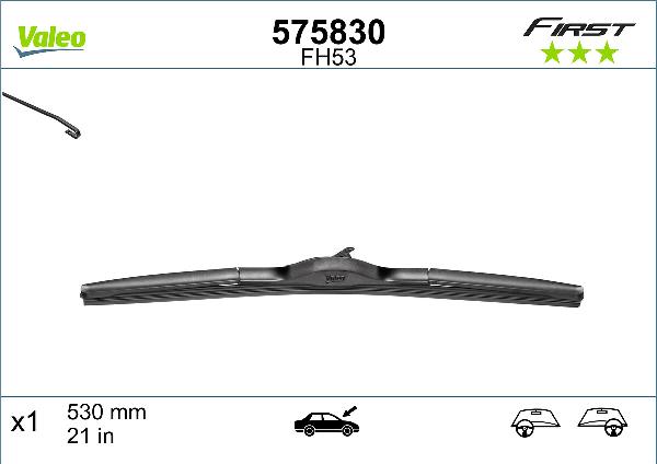 VALEO 575830 - LOGU SLOTIŅA 530