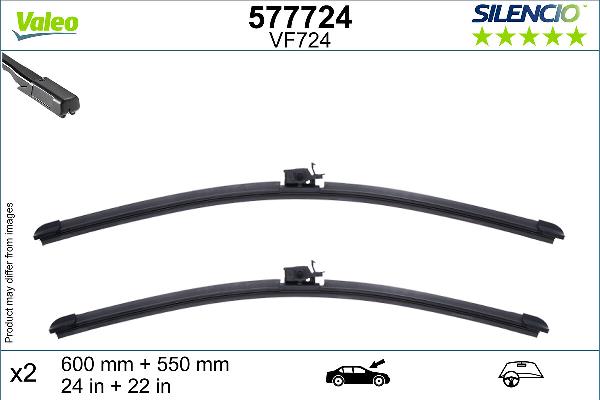 VALEO 577724 - 600-550 SLOTIŅU KOMPL