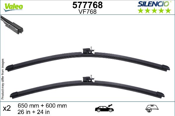 VALEO 577768 - 650-600 SLOTIŅU KOMPL
