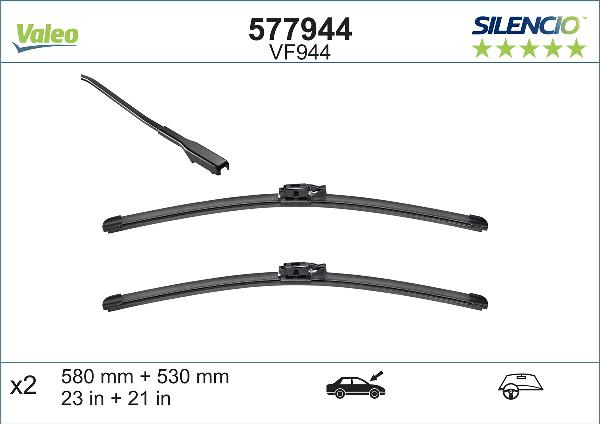 VALEO 577944 - 580-530 SLOTIŅU KOMPL