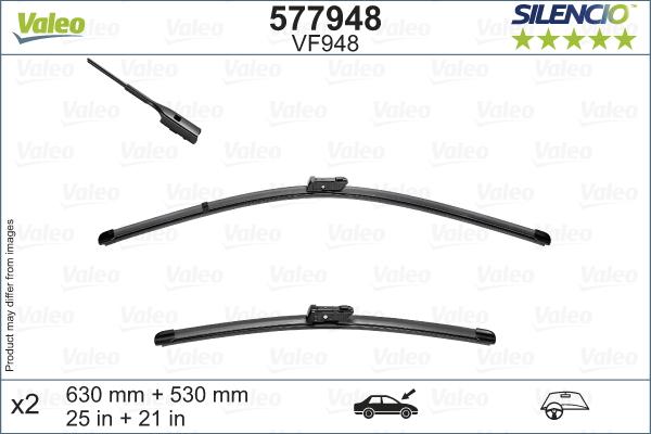 VALEO 577948 - 630-530 SLOTIŅU KOMPL