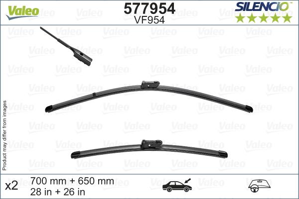 VALEO 577954 - 700-650 SLOTIŅU KOMPL