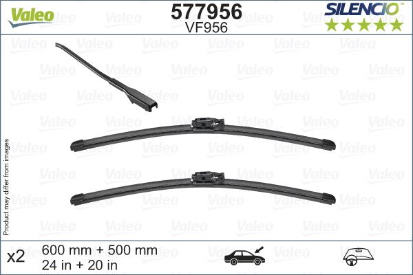 VALEO 577956 - 600-500 SLOTIŅU KOMPL