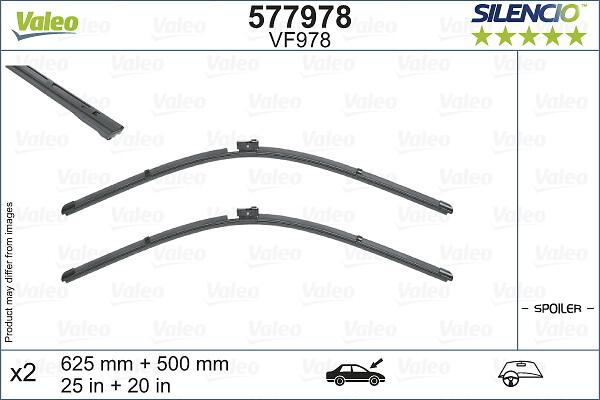 VALEO 577978 - 625-500 SLOTIŅU KOMPL