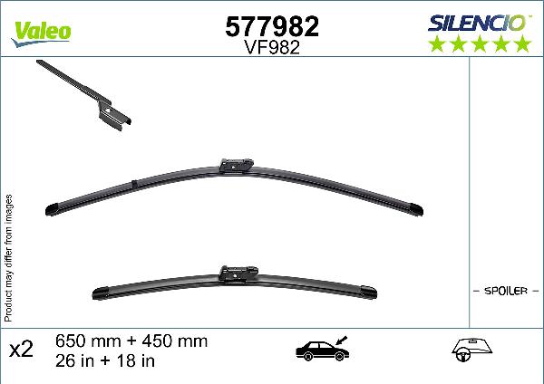 VALEO 577982 - 650-450 SLOTIŅU KOMPL