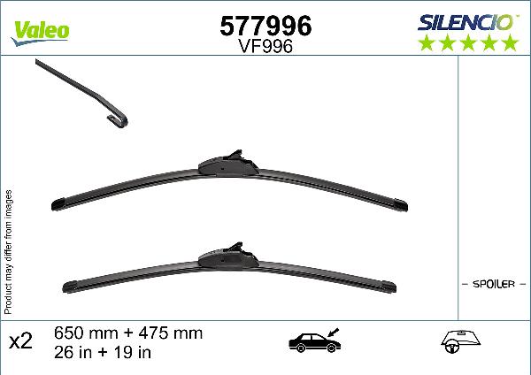 VALEO 577996 - 650-475 SLOTIŅU KOMPL
