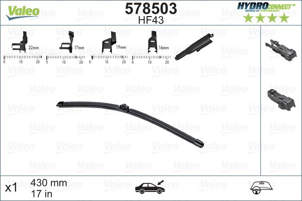 VALEO 578503 - 578503 SLOTIŅA 430