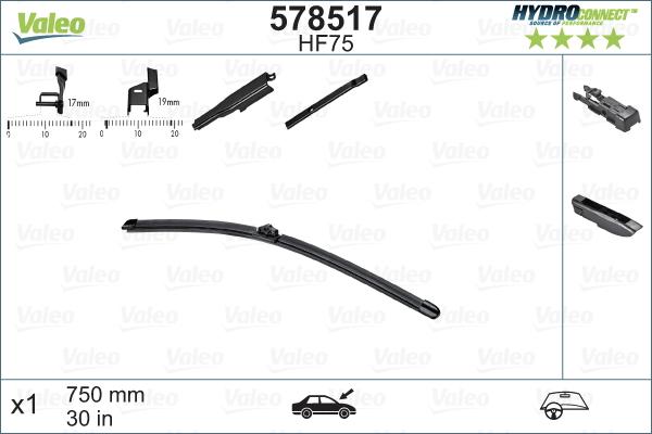 VALEO 578517 - 578517 SLOTIŅA 750