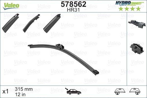 VALEO 578562 - 578562 SLOTIŅA 310