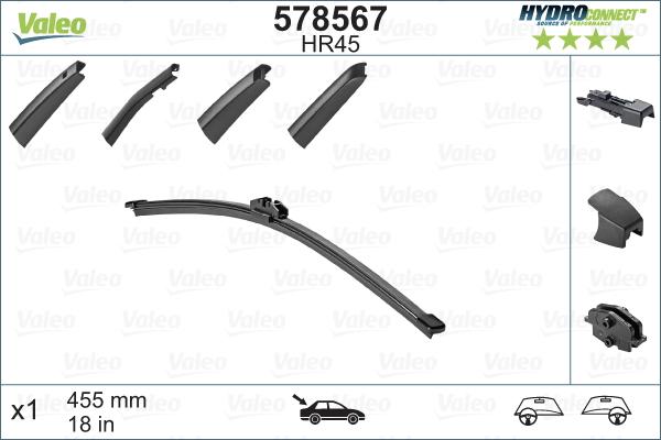 VALEO 578567 - 578567 SLOTIŅA 450