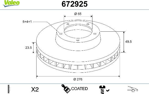 VALEO 672925