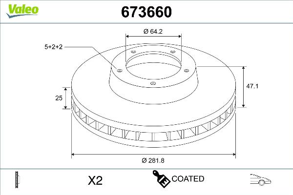 VALEO 673660 - Auto Part