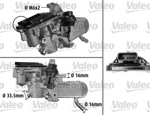 VALEO 700433 - EGR MODULIS MD88199