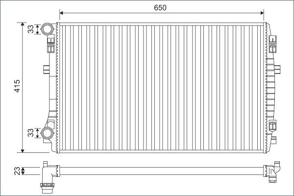 VALEO 701129 - Radiators, Motora dzesēšanas