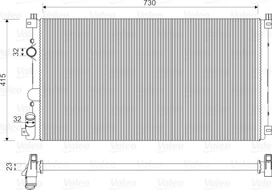 VALEO 732917 - Radiators, Motora dzesēšanas