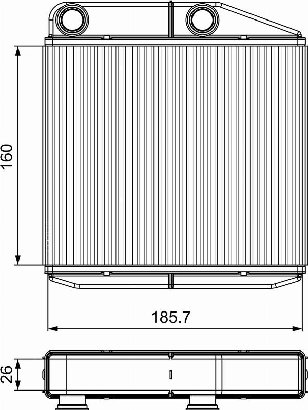 VALEO 811502 - Siltummainis, Salona apsilde