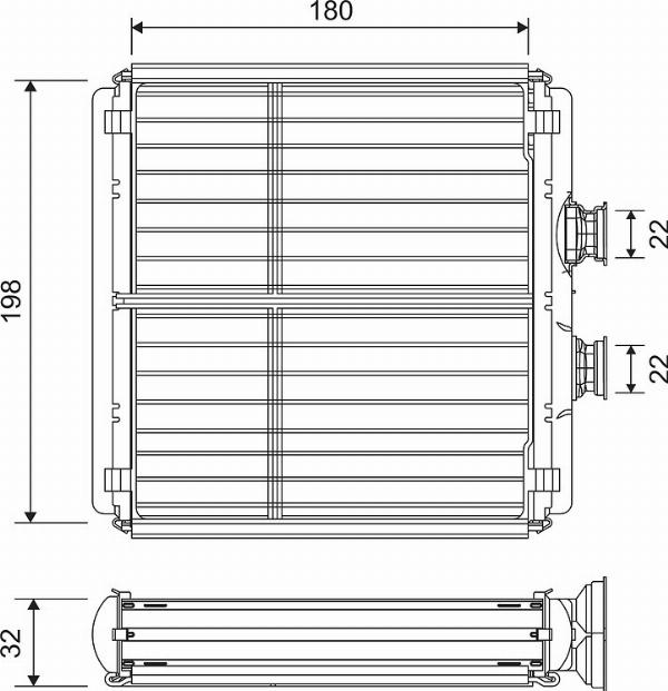 VALEO 811508 - SALONA RADIATORS 811508