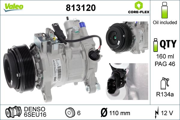 VALEO 813120 - A-C Kompresors BMW