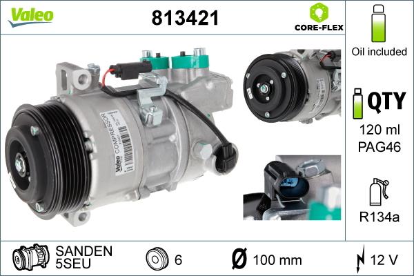 VALEO 813421 - A-C Kompresors BMW