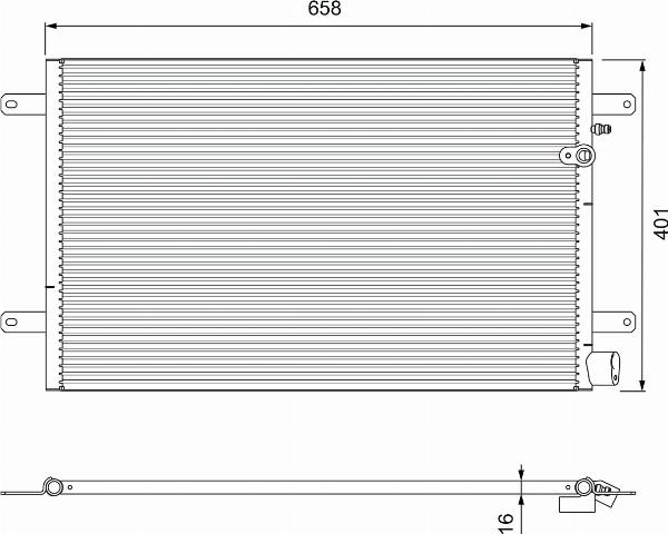 VALEO 814004 - KOND. RADIATORS 4F0260403D