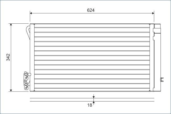 VALEO 814012 - 94873 KOND. RADIATORS