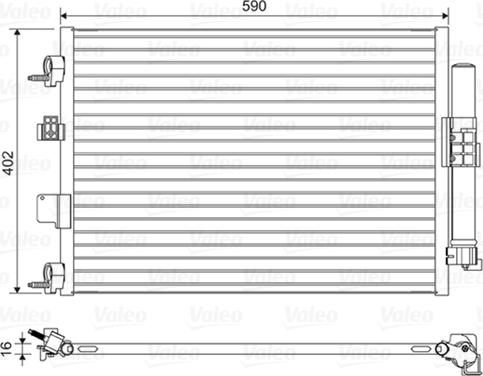 VALEO 814161 - 940463 KOND. RADIATORS