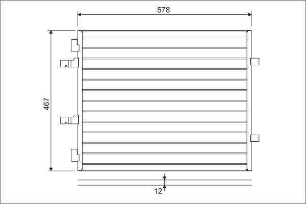 VALEO 814172 - 940109 KOND. RADIATORS