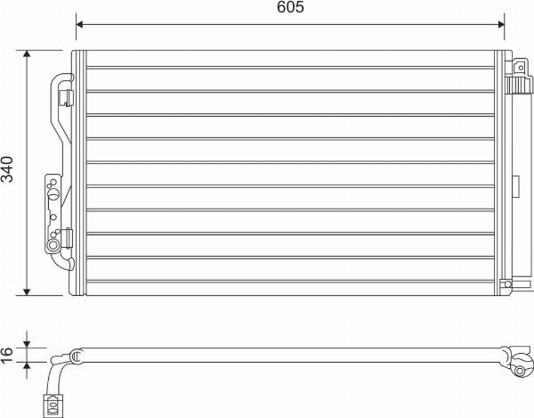 VALEO 814191 - KOND. RADIATORS BMW