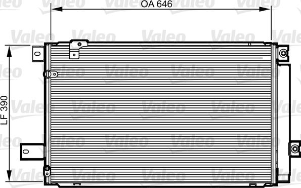 VALEO 814213 - KOND. RADIATORS 35628