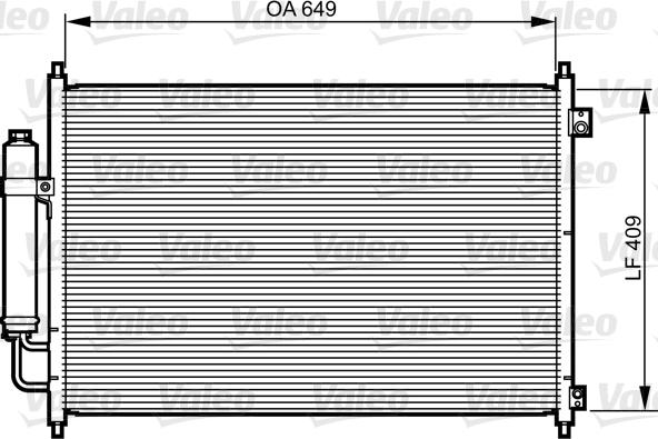 VALEO 814231 - KOND. RADIATORS NRF35873