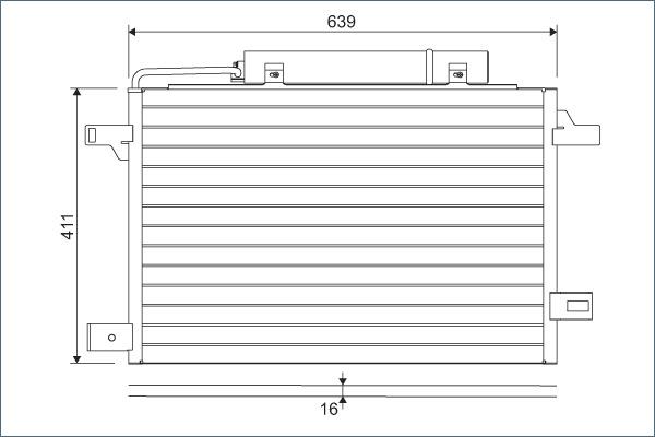 VALEO 814249 - 94910 KOND. RADIATORS