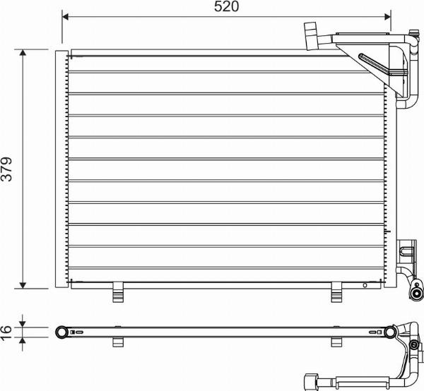 VALEO 814297 - 940285 KOND. RADIATORS