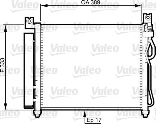 VALEO 814346 - KONDENSĒTĀJS 814346