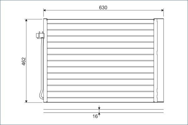 VALEO 814367 - 940058 KOND. RADIATORS