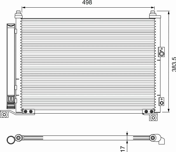 VALEO 814403 - KONDENSĒTĀJS 814403