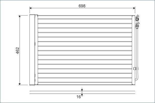 VALEO 814410 - 940110 KOND. RADIATORS