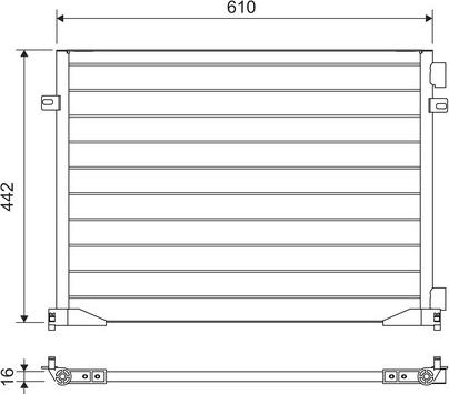 VALEO 817644 - 94671 KOND. RADIATORS