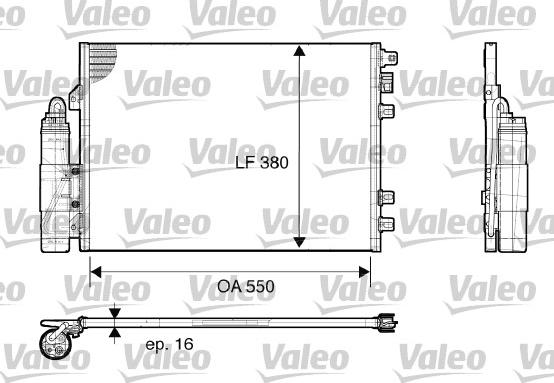 VALEO 817661 - KONDENSĒTĀJS 817661