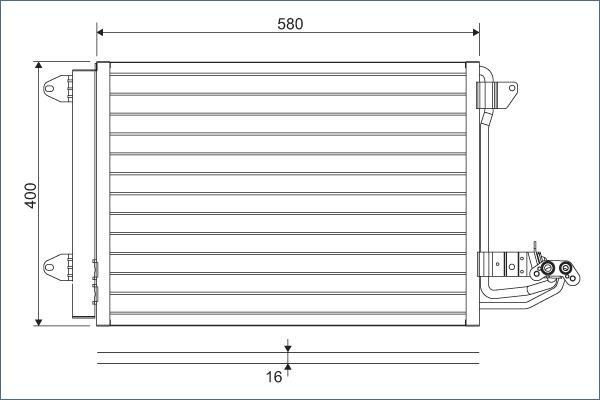 VALEO 817777 - 94684 KOND. RADIATORS