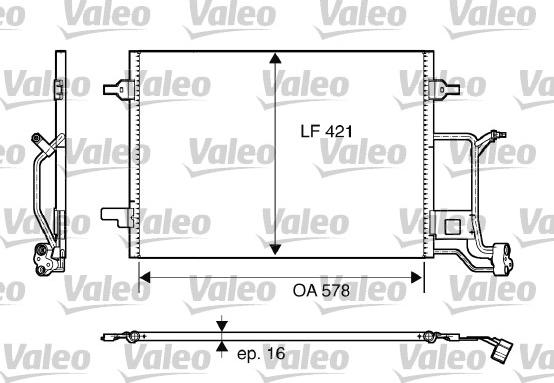VALEO 817840 - KONDENSĒTĀJS 817840