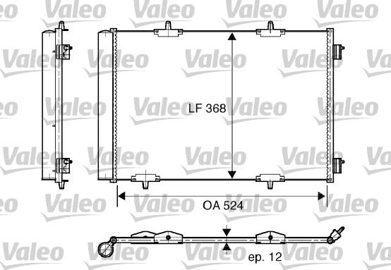 VALEO 818015 - KONDENSĒTĀJS 818015