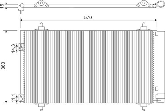 VALEO 818171 - 94826 KOND. RADIATORS
