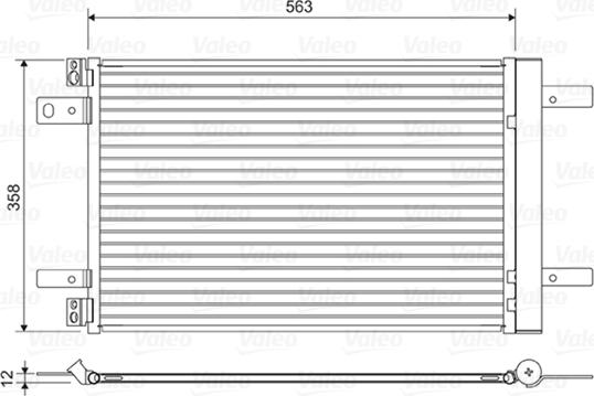 VALEO 822550 - 940458 KOND. RADIATORS