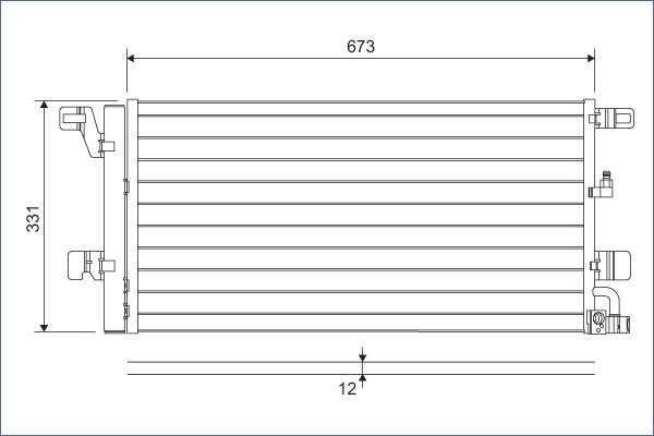 VALEO 822596 - 940752 KOND. RADIATORS