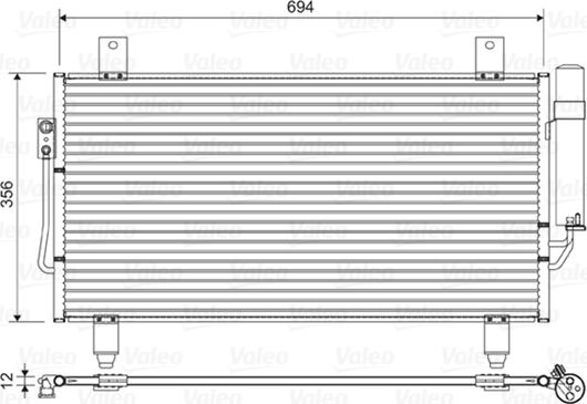 VALEO 822599 - 940435 KOND. RADIATORS