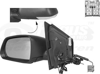 Van Wezel 5828803 - Ārējais atpakaļskata