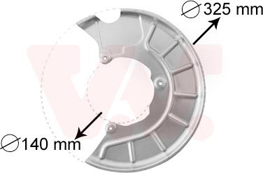 Van Wezel 7622371 - Dubļu sargs
