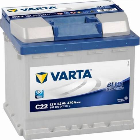 Varta 552400047 - 52Ah 470A Blue